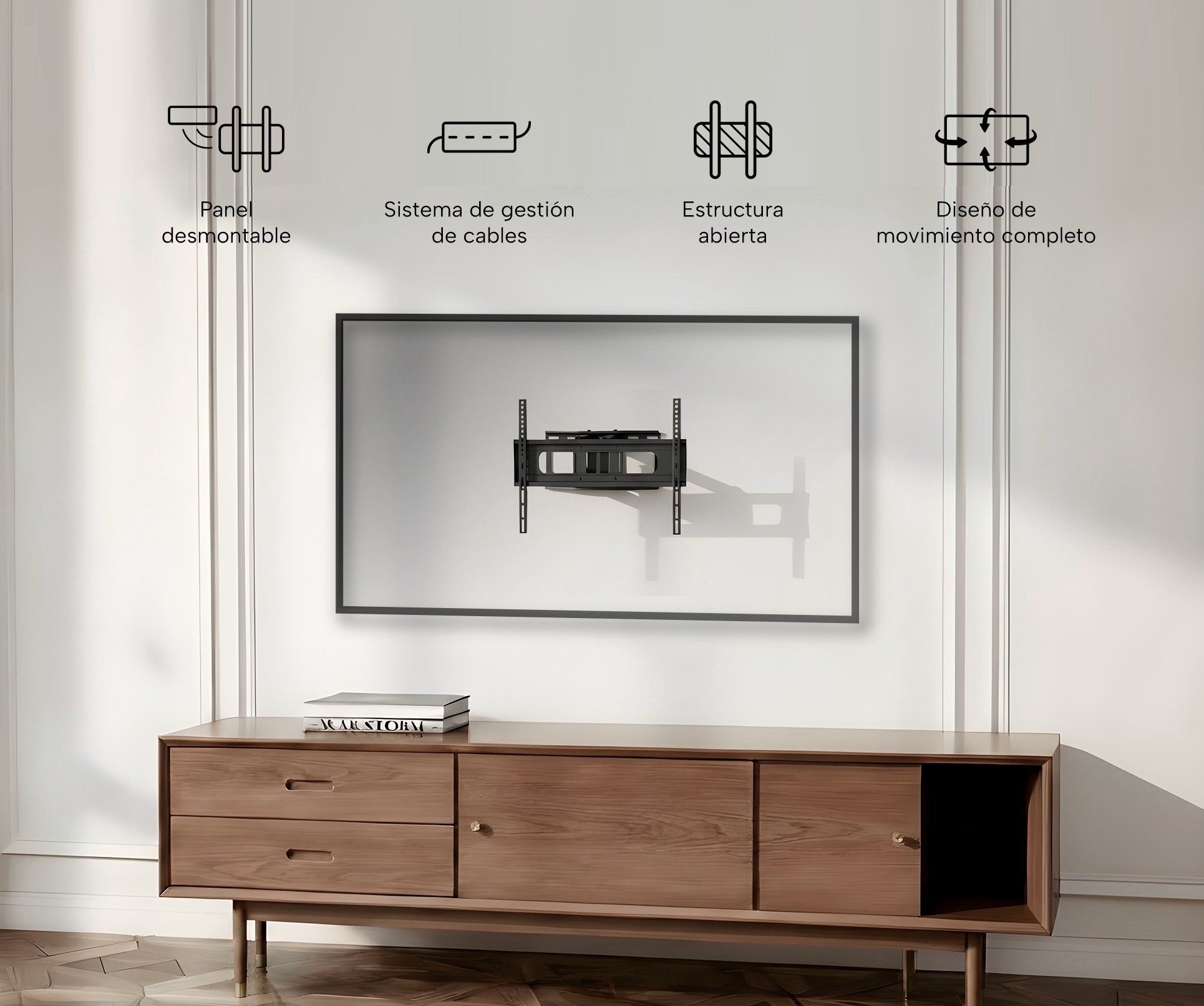 SOPORTE TV ART GENIUM GSPART68 60KG 37-68